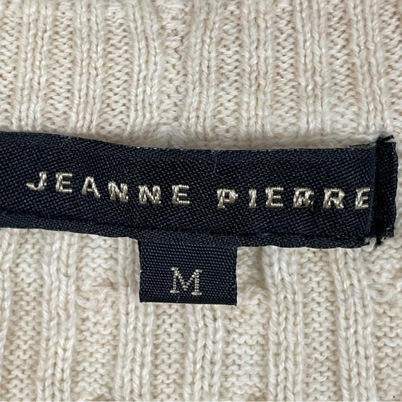 Jeanne Pierre Cream Crew Neck Sweater - Picture 8 of 8